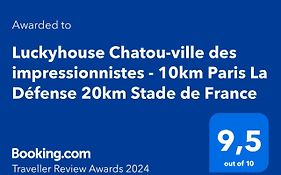 Luckyhouse Chatou-Ville Des Impressionnistes - 10Km Paris La Defense 20Km Stade De France